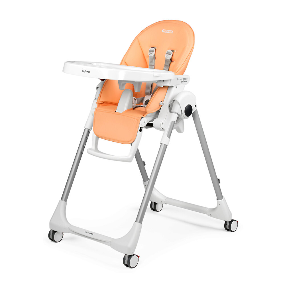 Peg Perego Prima Pappa Follow Me - Персиковый (Peach - Экокожа)