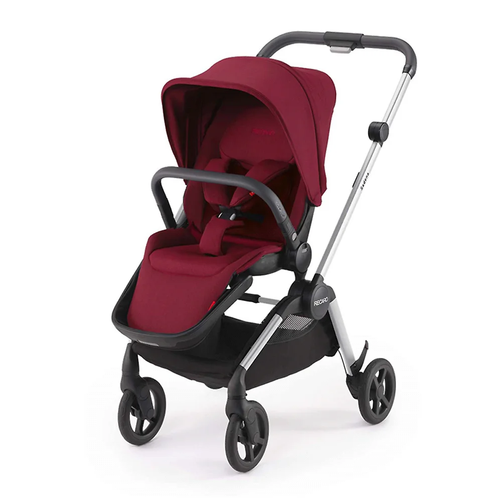 Recaro Sadena - Красный / Серебристое шасси (Garnet Red / Silver / Select)