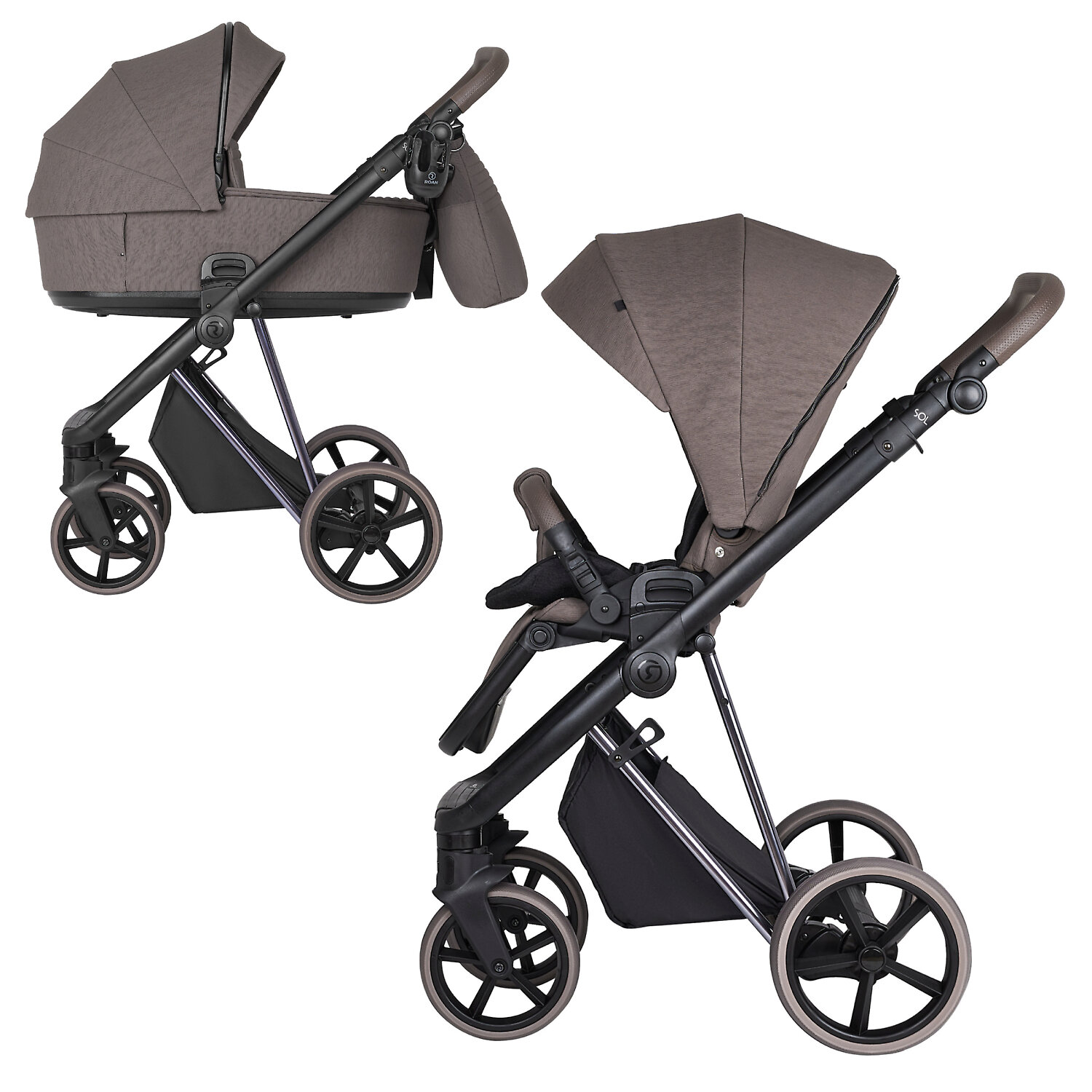 Roan Sol Luxury 2.0 - Графитовый (Silhouette / Silky Wave)