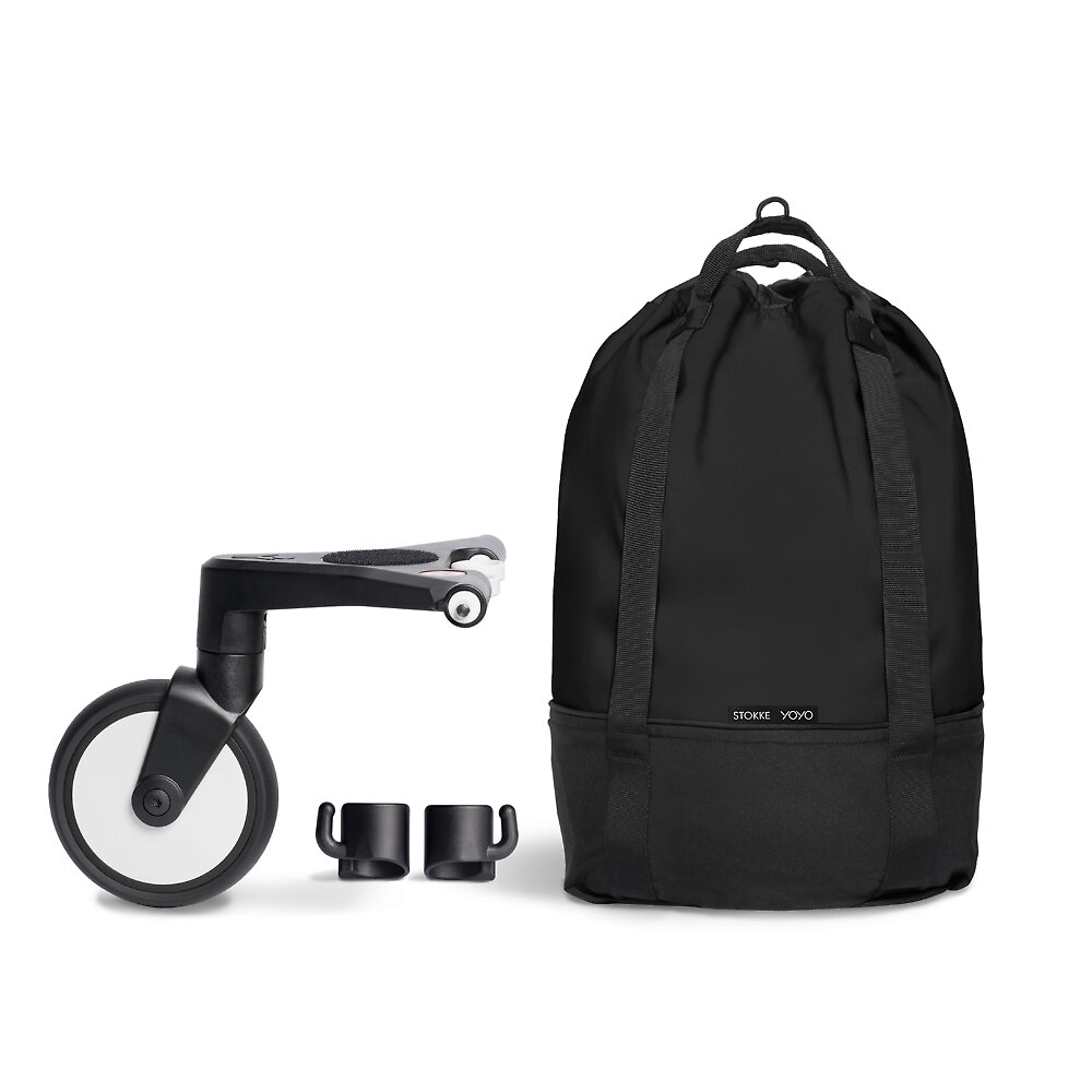 Сумка с платформой на колесе Stokke - Чёрный (Black)