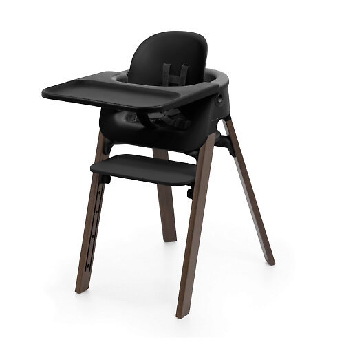 Stokke Steps - Черный / Коричневый (Black / Warm Brown)