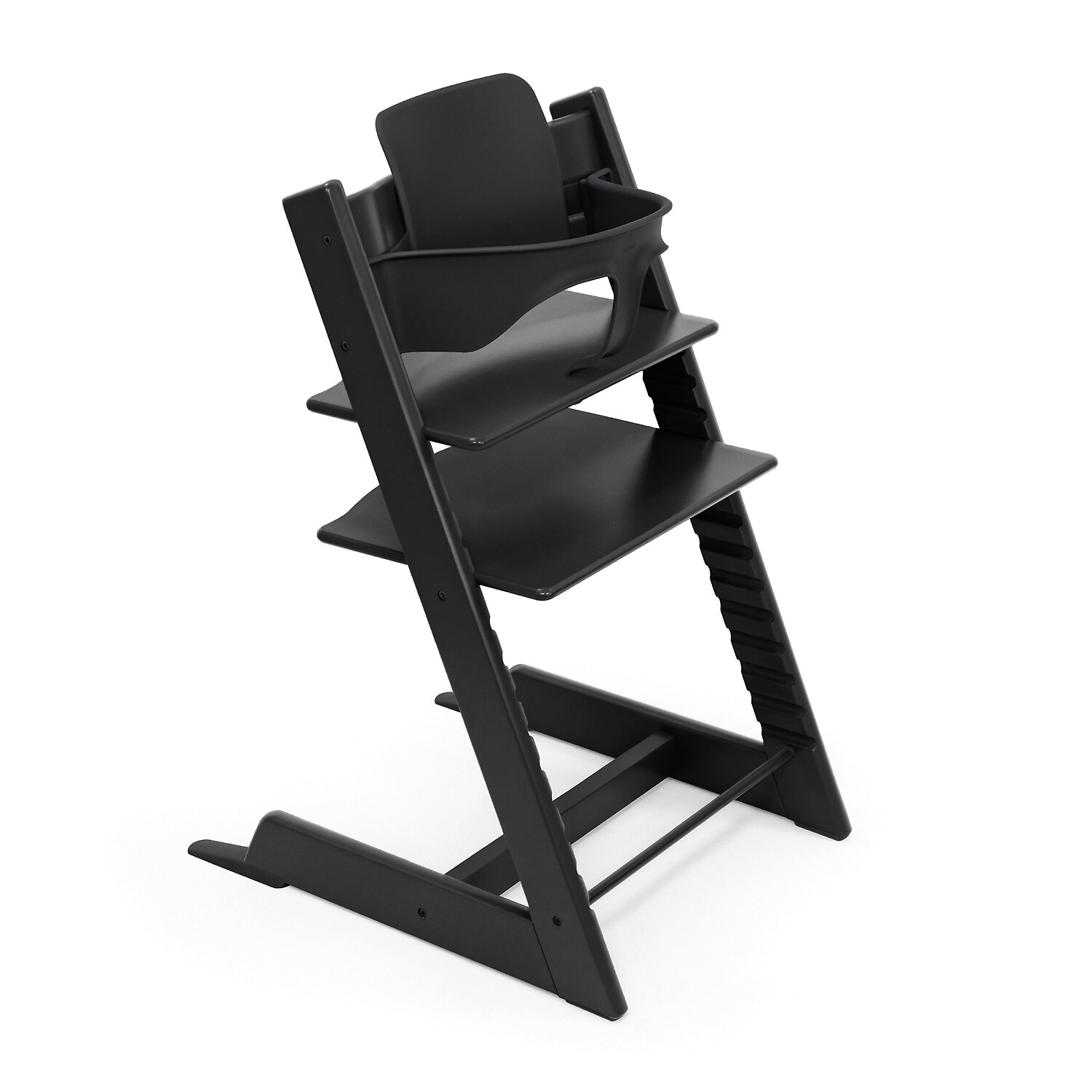 Stokke Tripp Trapp Highchair Complete - Чёрный / Бук (Black BS)