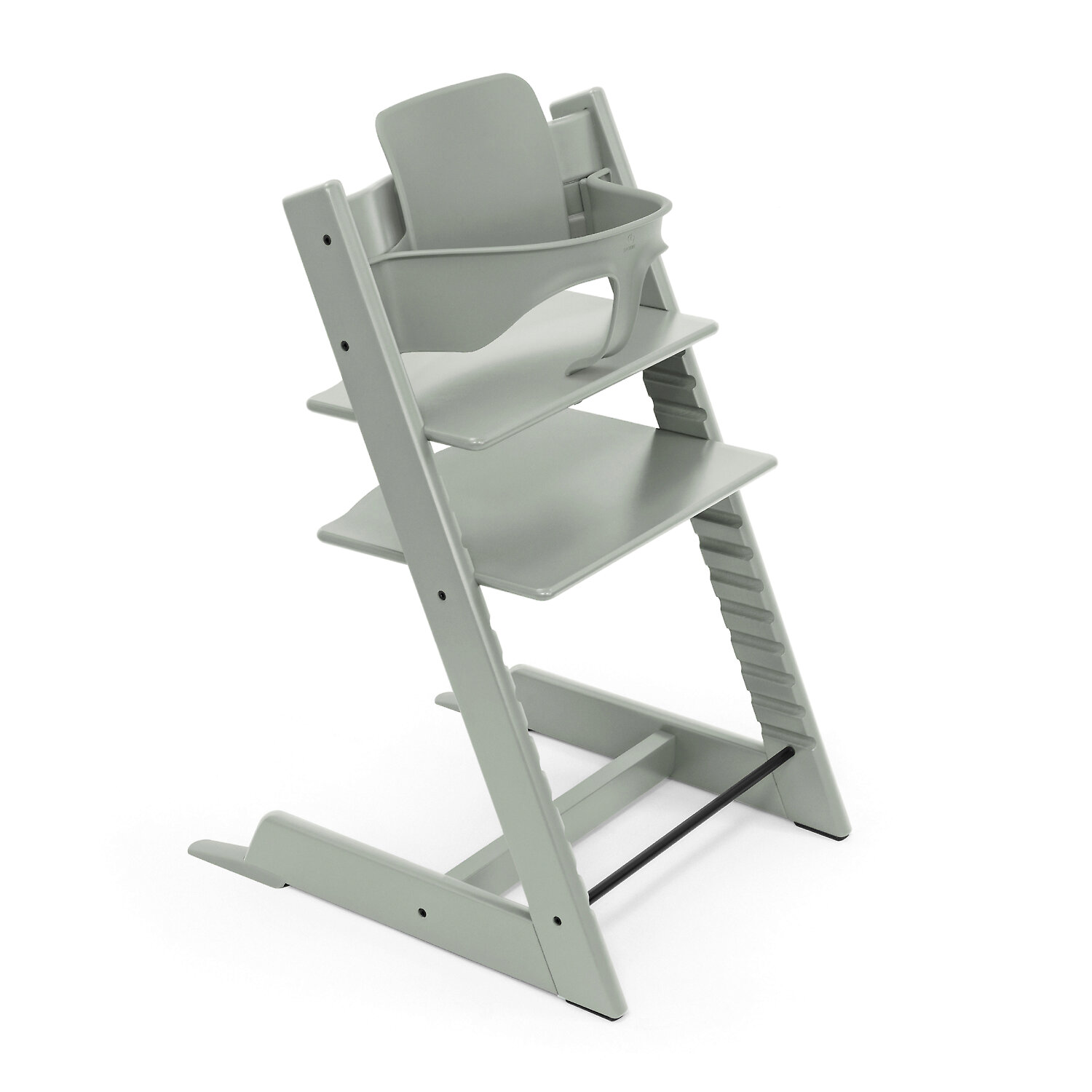 Stokke Tripp Trapp Highchair Complete - Серо-зелёный / Бук (Glacier Green BS)