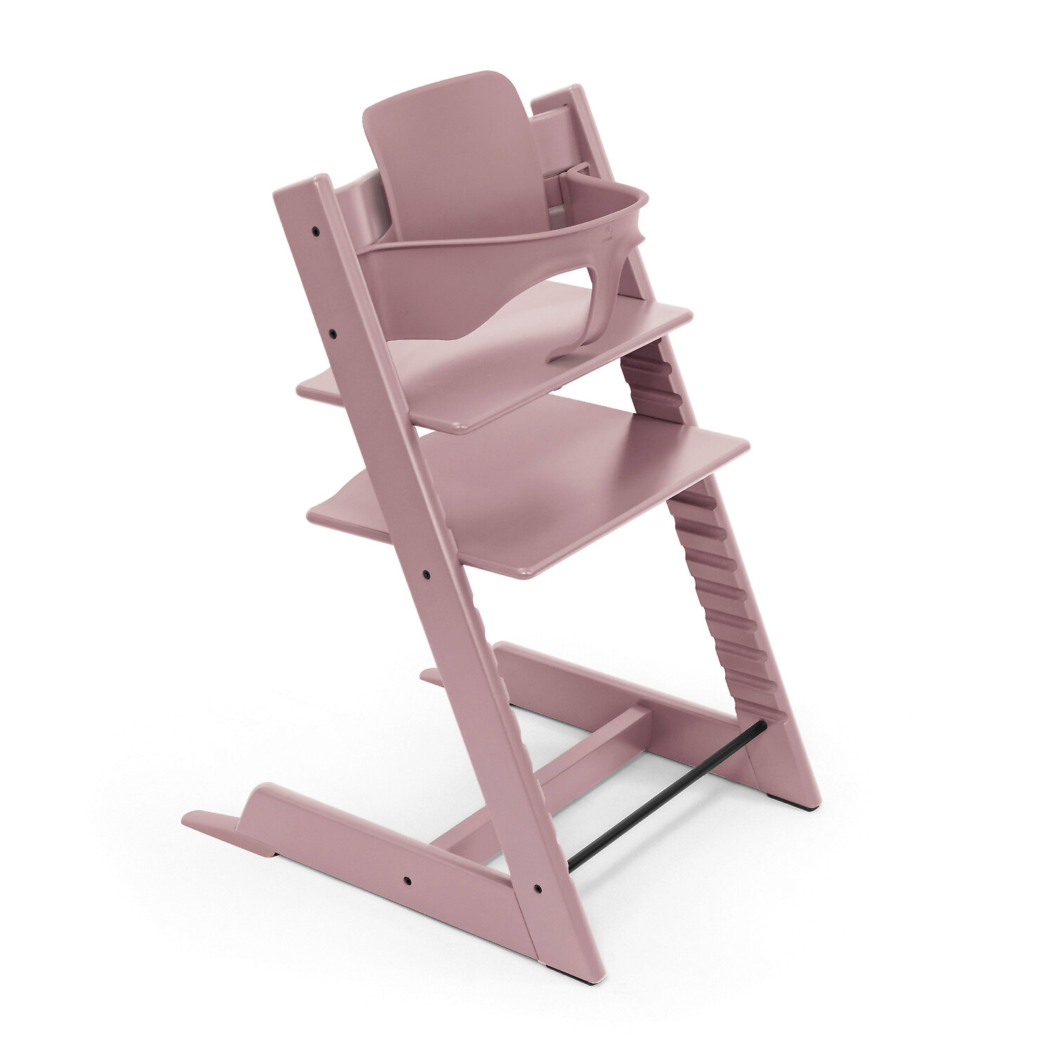 Stokke Tripp Trapp Highchair Complete - Лиловый / Бук (Heather Mauve BS)