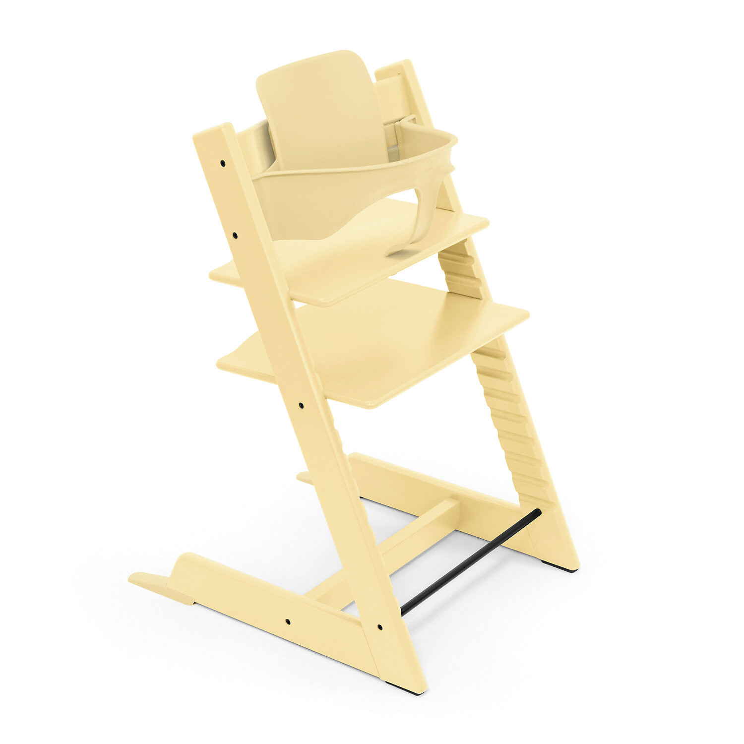 Stokke Tripp Trapp Highchair Complete - Лимонный / Бук (Lemon Yellow BS)