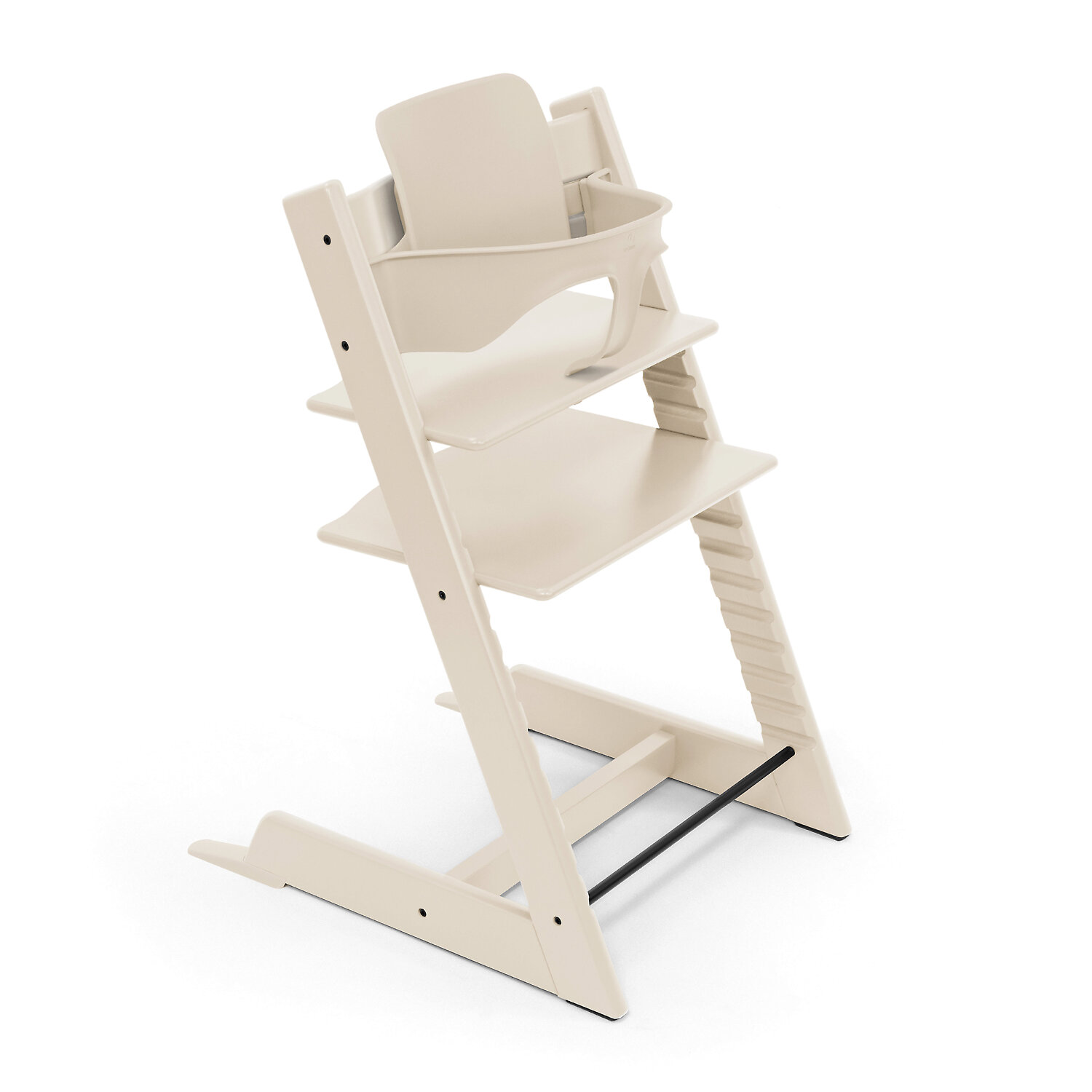 Stokke Tripp Trapp Highchair Complete - Ванильный / Бук (Vanilla White BS)