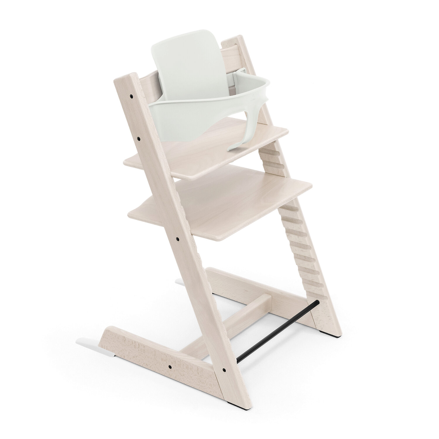 Stokke Tripp Trapp Highchair Complete - Белёный / Бук (Whitewash / White BS)