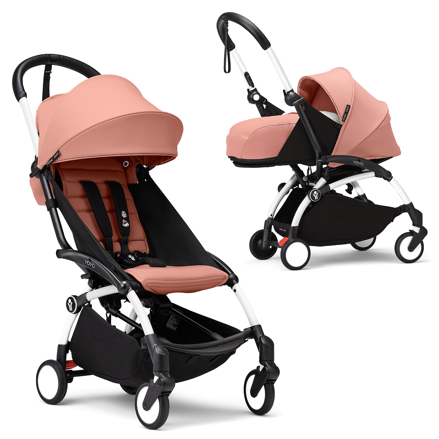 Stokke (BabyZen) YOYO3 - Имбирный / Белая рама (Ginger / White Frame)