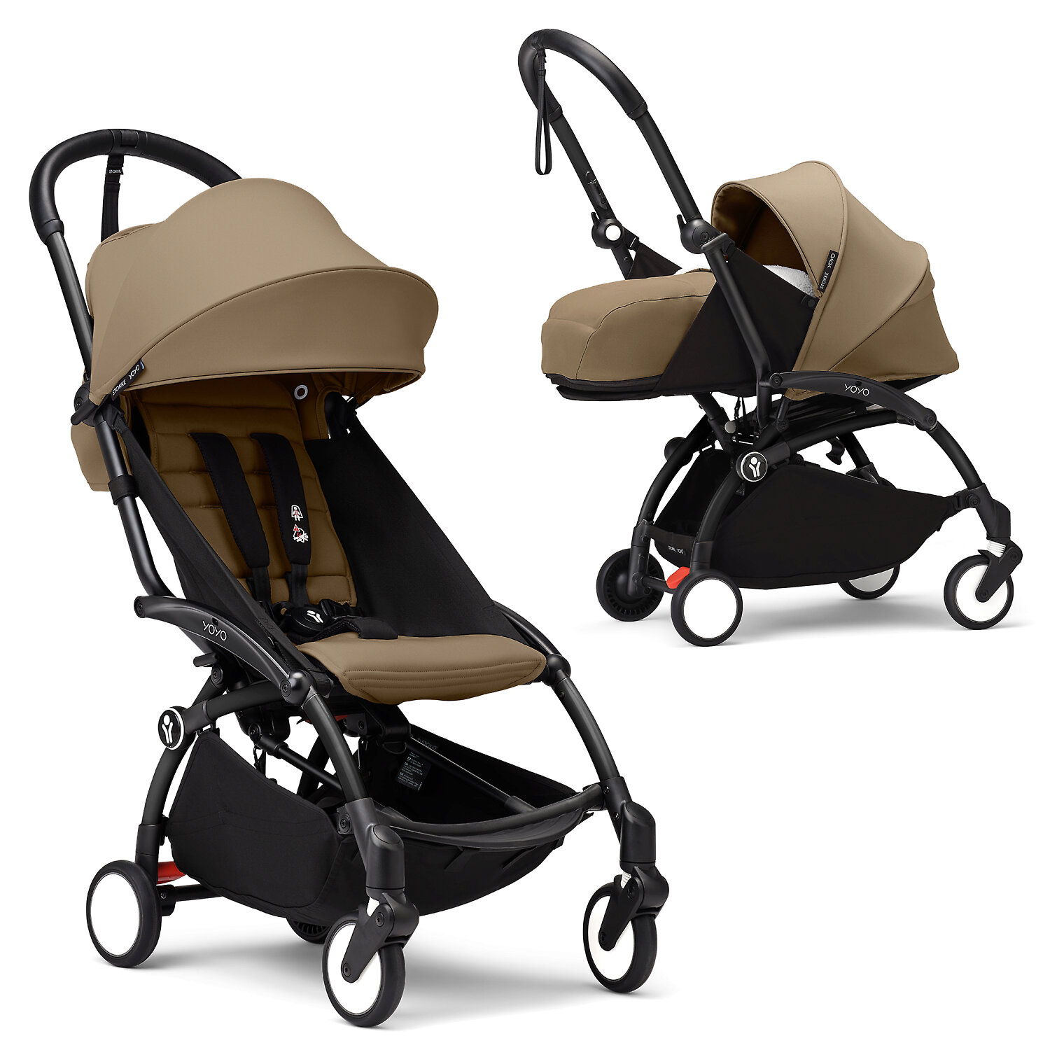 Stokke (BabyZen) YOYO3 - Кофейный / Чёрная рама (Toffee / Black Frame)