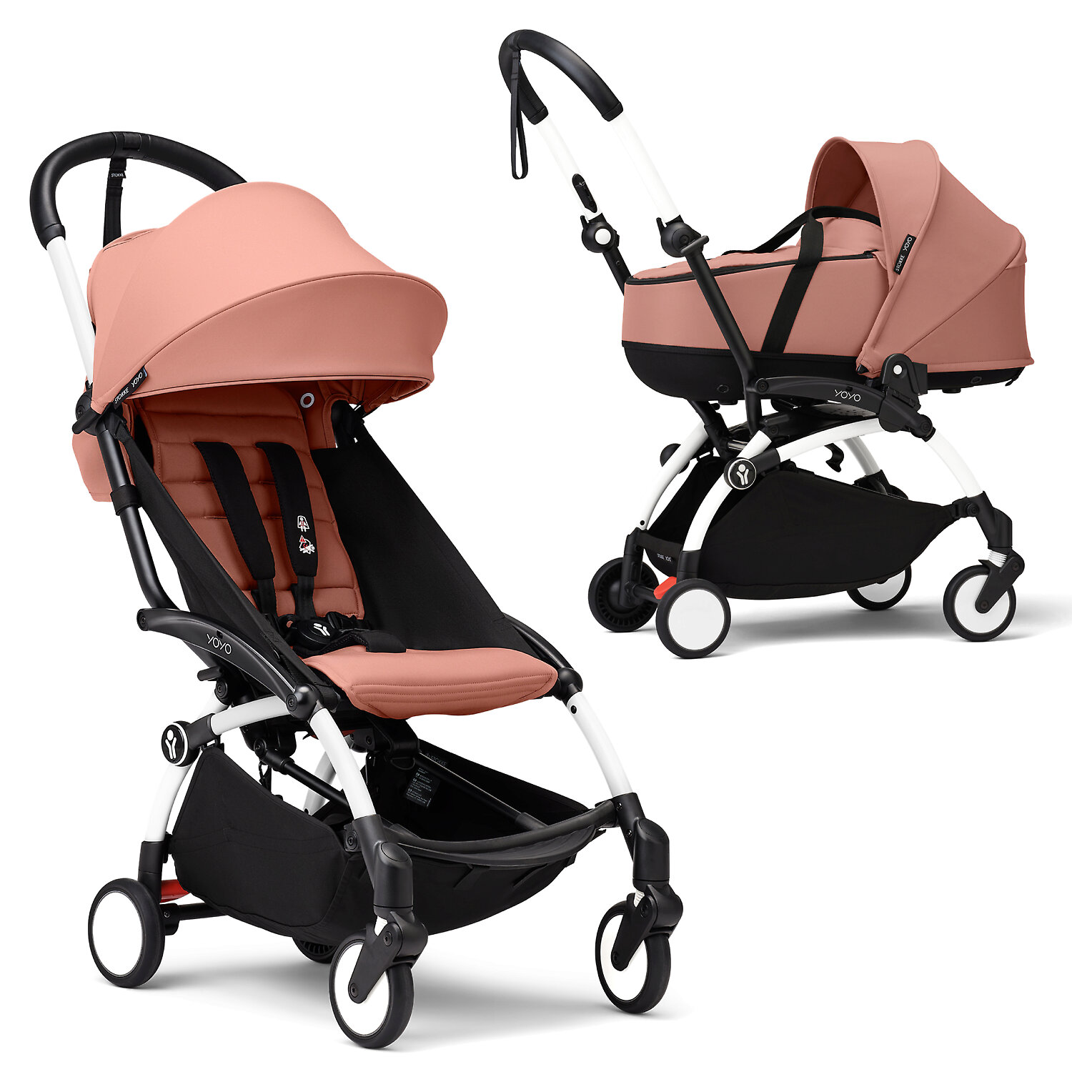 Stokke (BabyZen) YOYO3 - Имбирный / Белая рама (Ginger / White Frame)