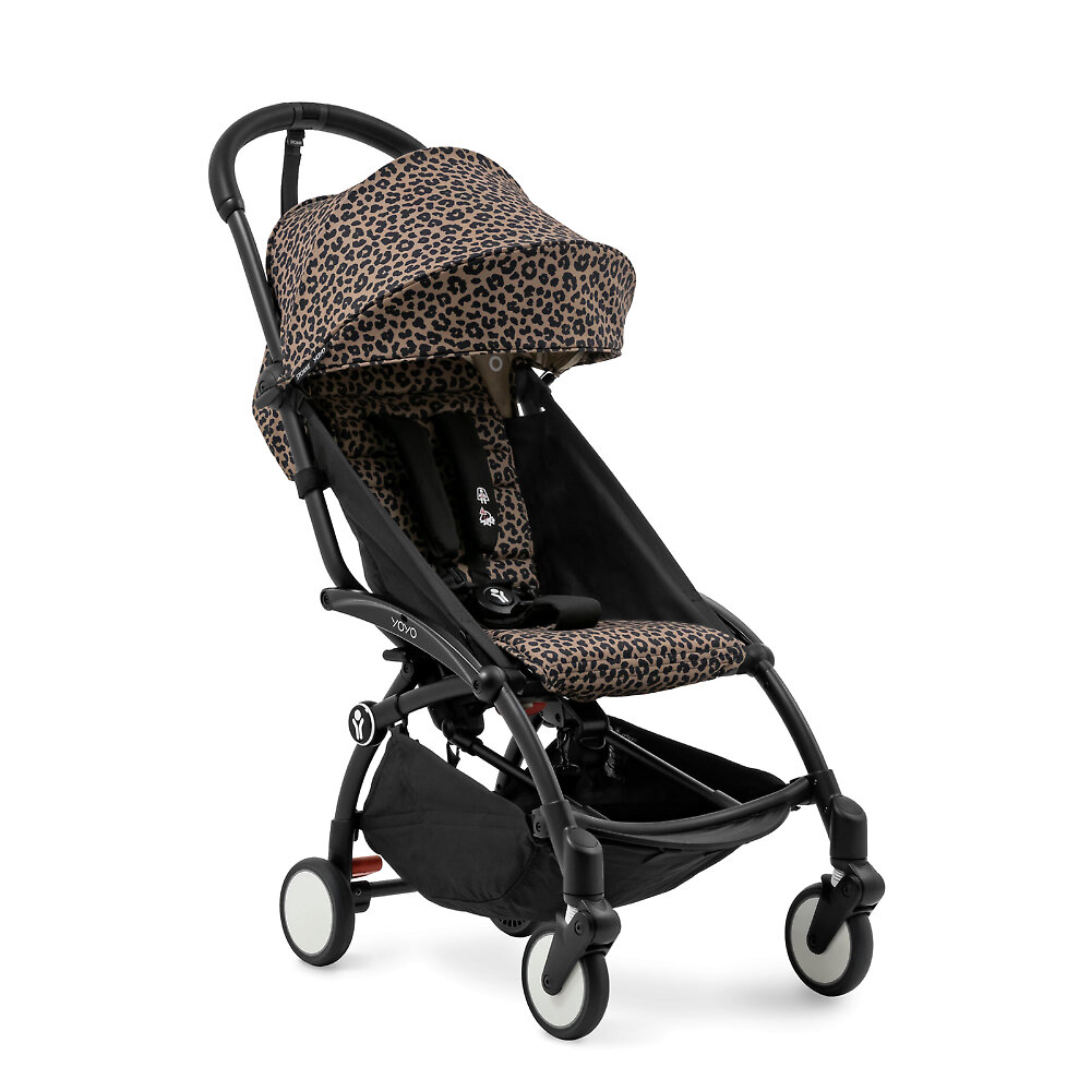 Stokke (BabyZen) YOYO3 Black 6+ - Леопард (Leopard LE)