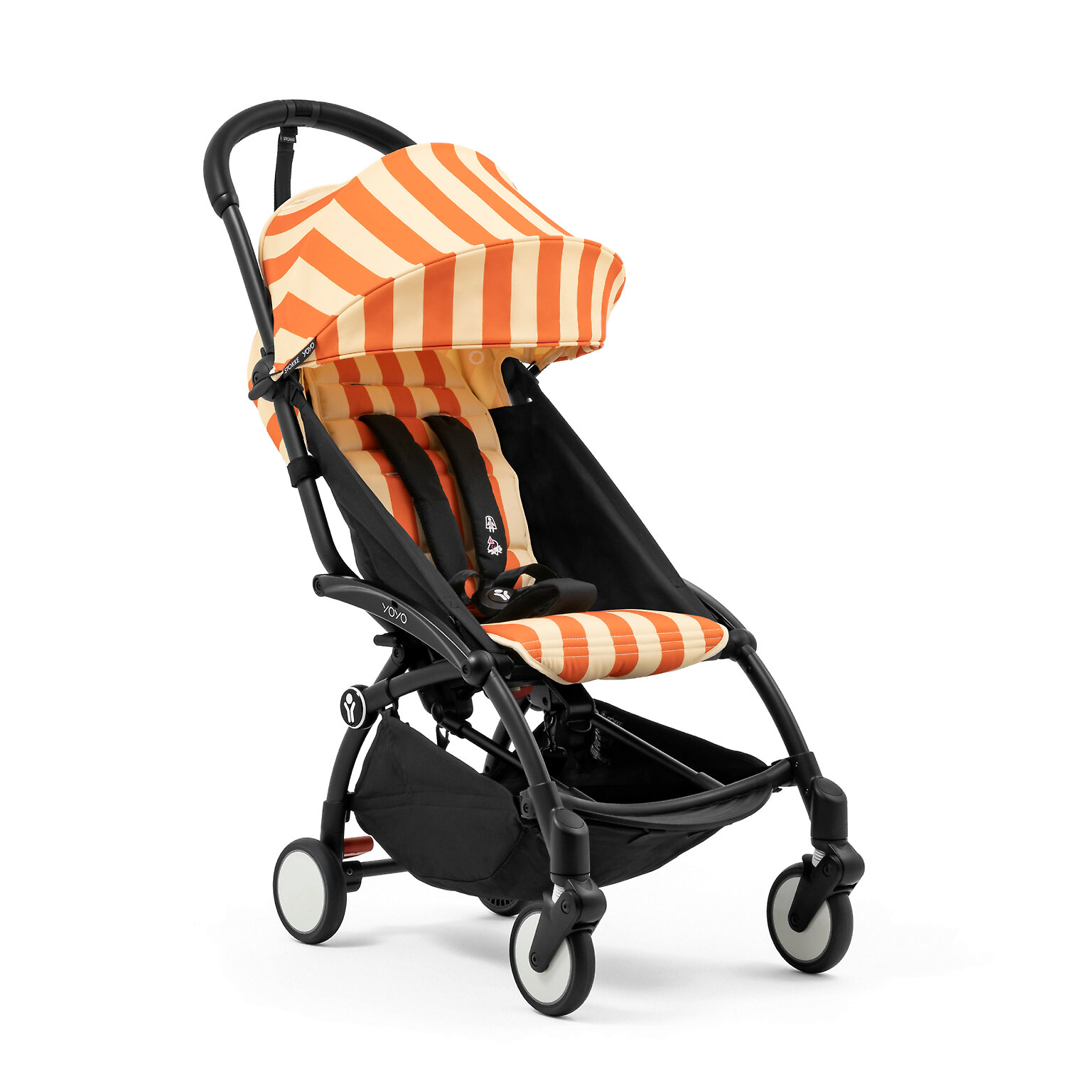 Stokke (BabyZen) YOYO3 Black 6+ - Капри (Riviera Capri LE)
