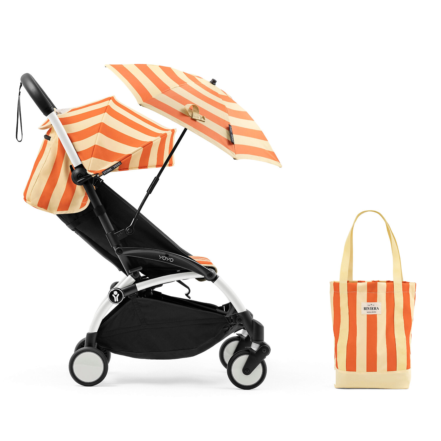 Stokke (BabyZen) YOYO3 White 6+ - Капри / Летний набор (Riviera Capri LE / SK)