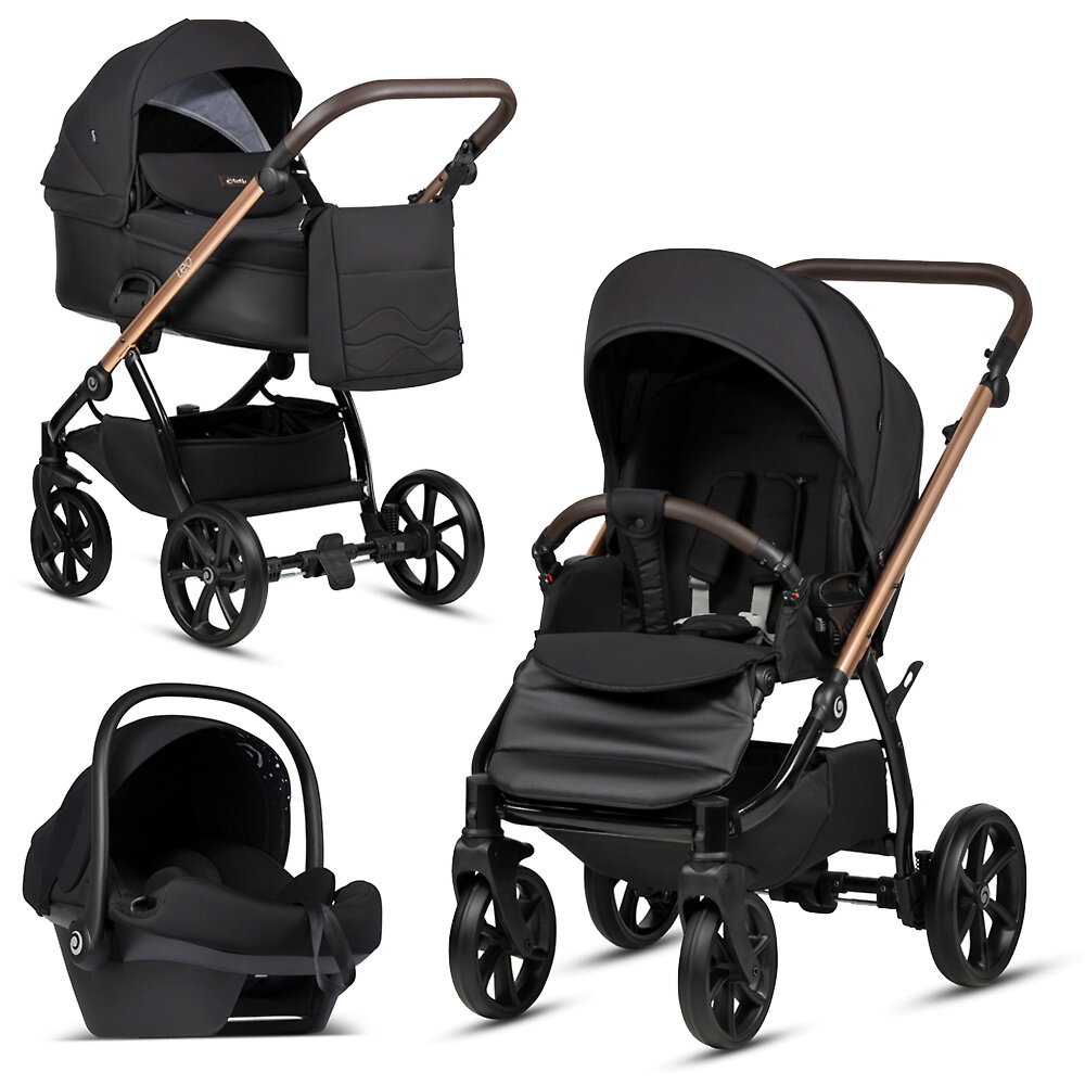 Tutis Leo Plus + Elo Lux - Чёрный / Золотая рама (Black SE)