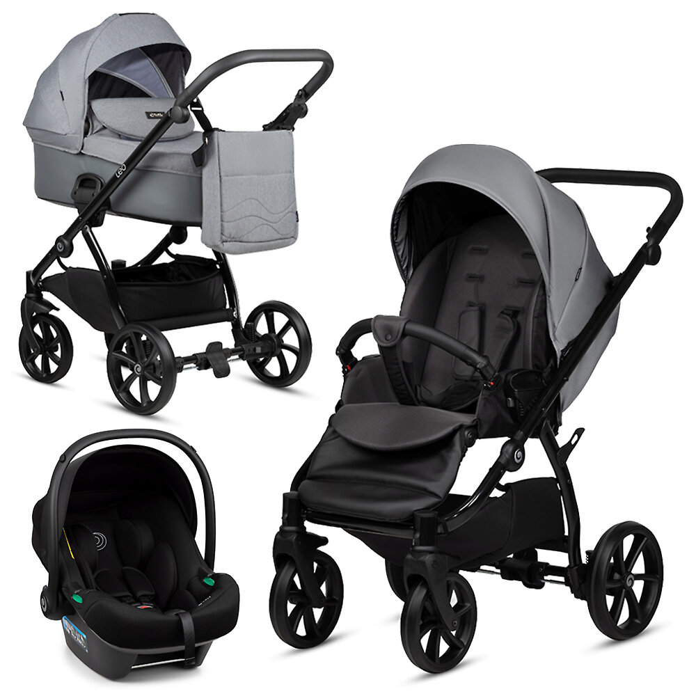 Tutis Leo Plus + Elo Lux i-Size - Серый (Stone Grey)