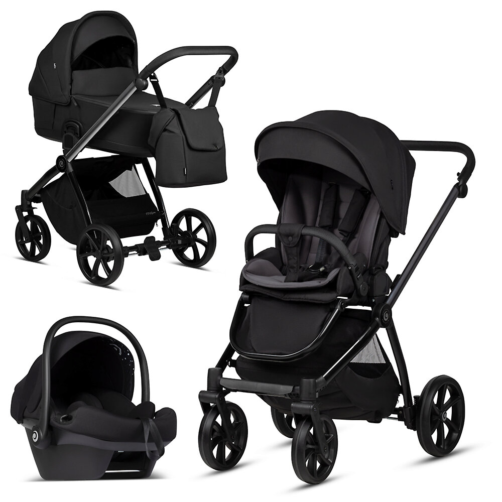 Tutis Mio 3 Plus + Elo Lux - Чёрный (Obsidian / Black Edition)