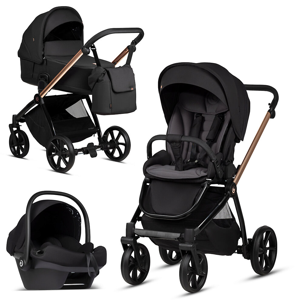 Tutis Mio 3 Plus + Elo Lux - Чёрный / Розовое золото (Rose Gold / Black Edition)