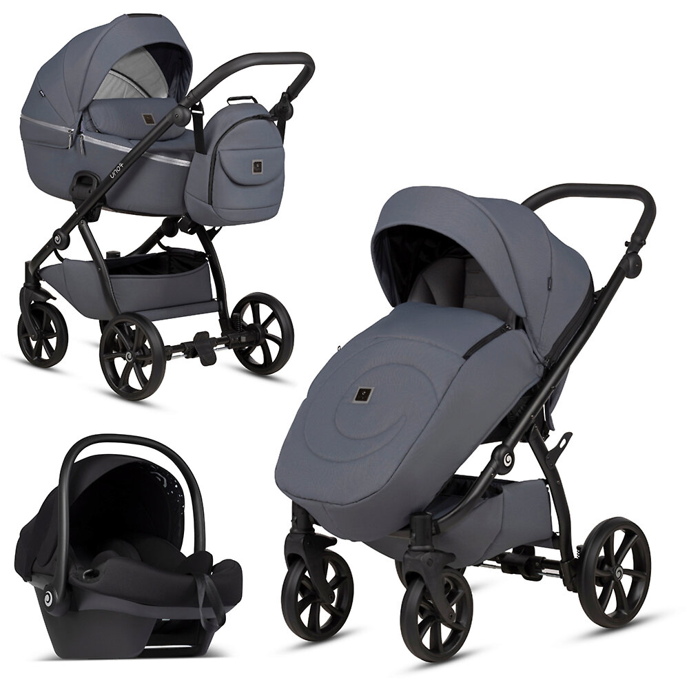 Tutis Uno 5 Plus + Elo Lux - Тёмно-серый (Pepper / Unico)