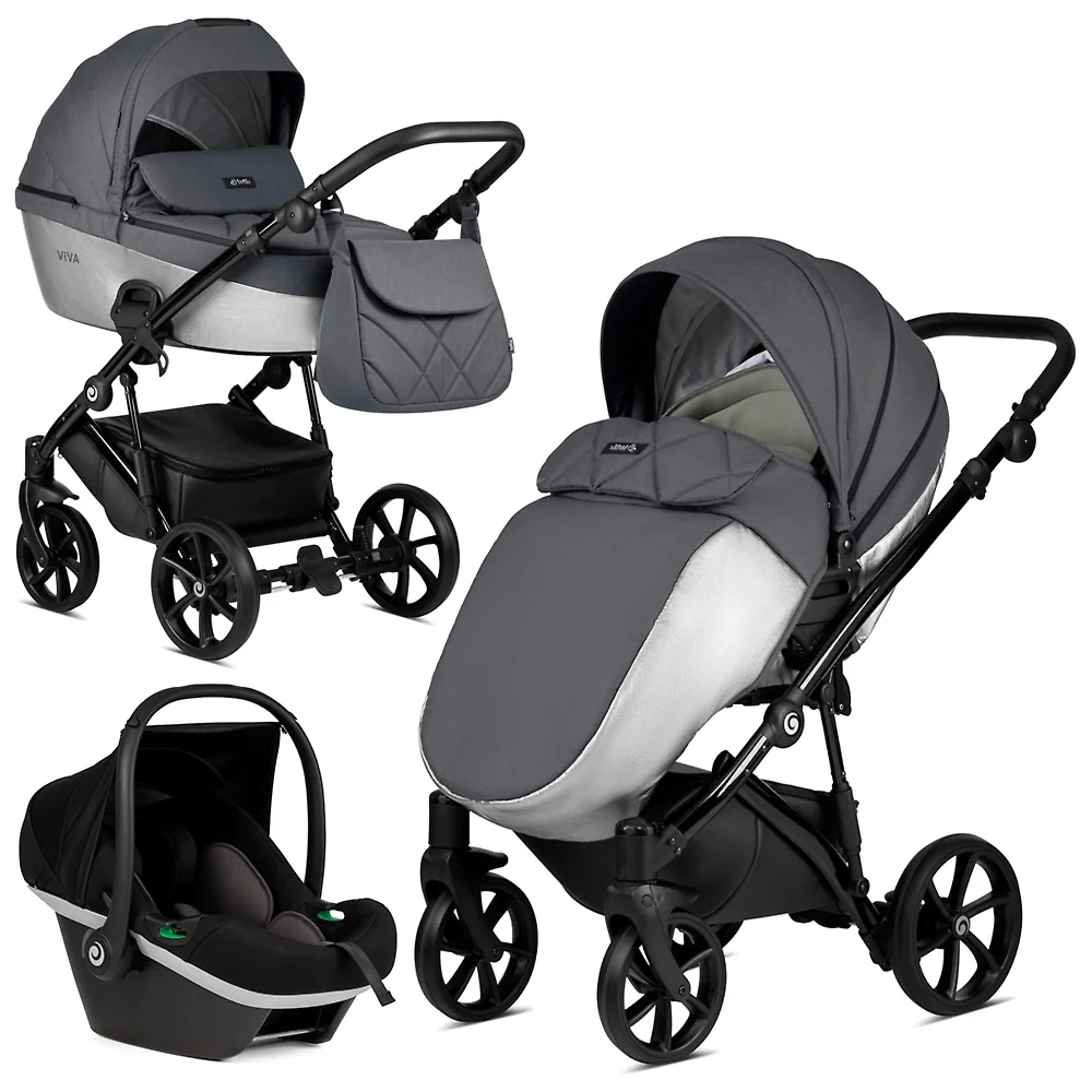 Tutis Viva 4 + Elo i-Size - Серебристый (Moonstone / Luxury)