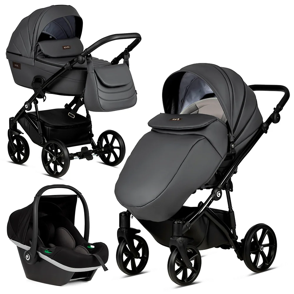 Tutis Viva 4 + Elo i-Size - Тёмно-серый (Shadow Grey ECO)