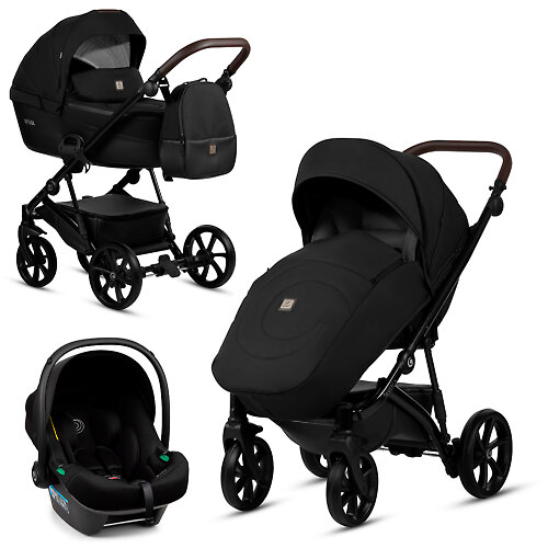 Tutis Viva 5 Plus + Elo Lux i-Size - Чёрный (Caviar)