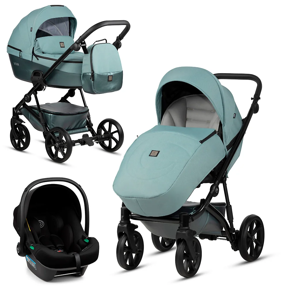 Tutis Viva 5 Plus + Elo Lux i-Size - Бирюзовый (Turquoise)