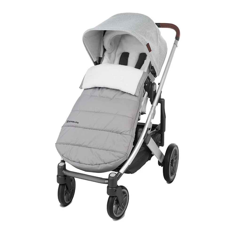 Тёплый конверт-муфта UPPAbaby - Серебристый меланж (Stella)