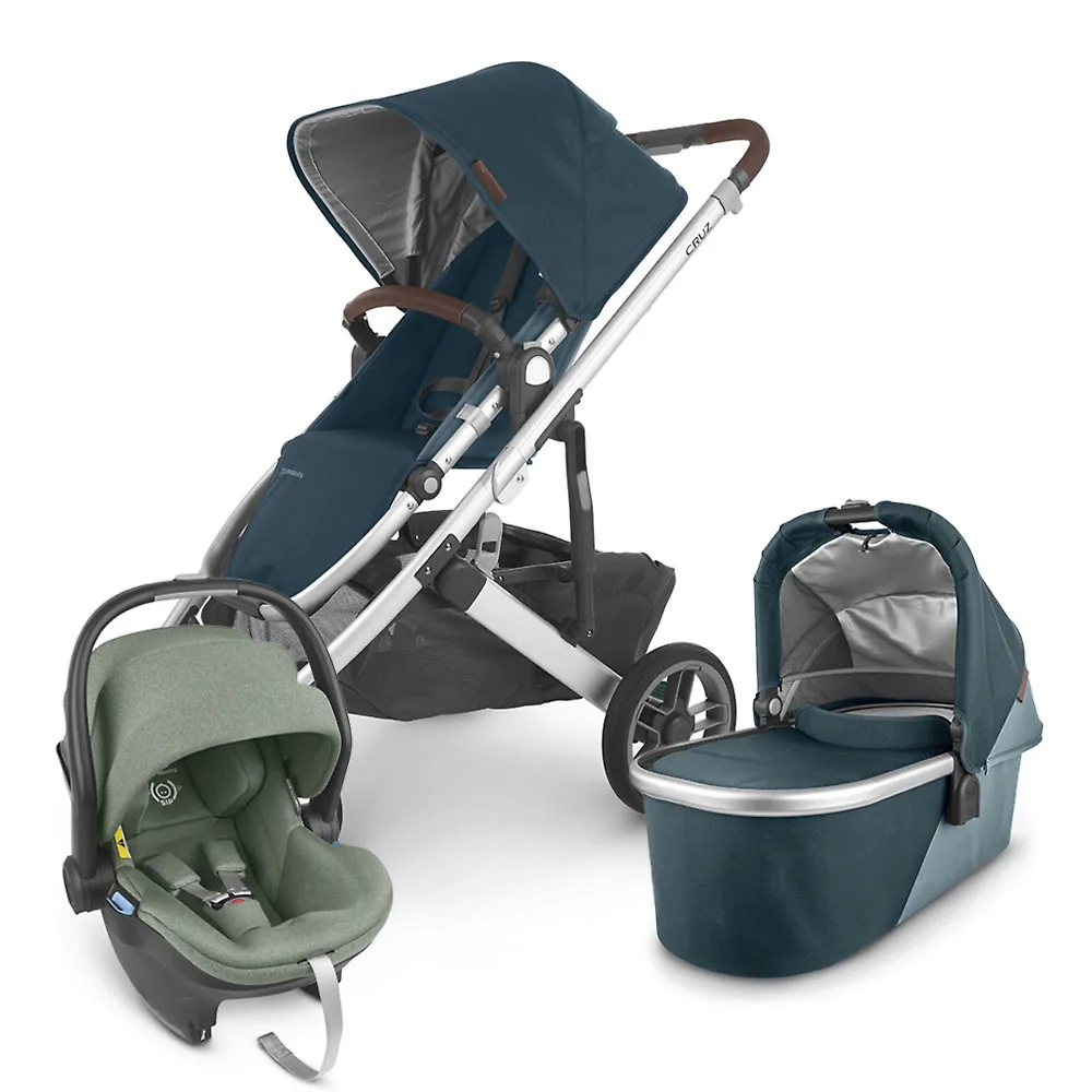 UPPAbaby Cruz V2 + Mesa i-Size - Лазурно-синий (Finn)