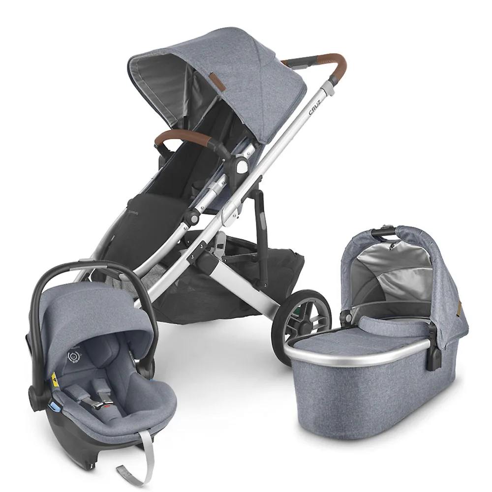 UPPAbaby Cruz V2 + Mesa i-Size - Голубой меланж (Gregory)
