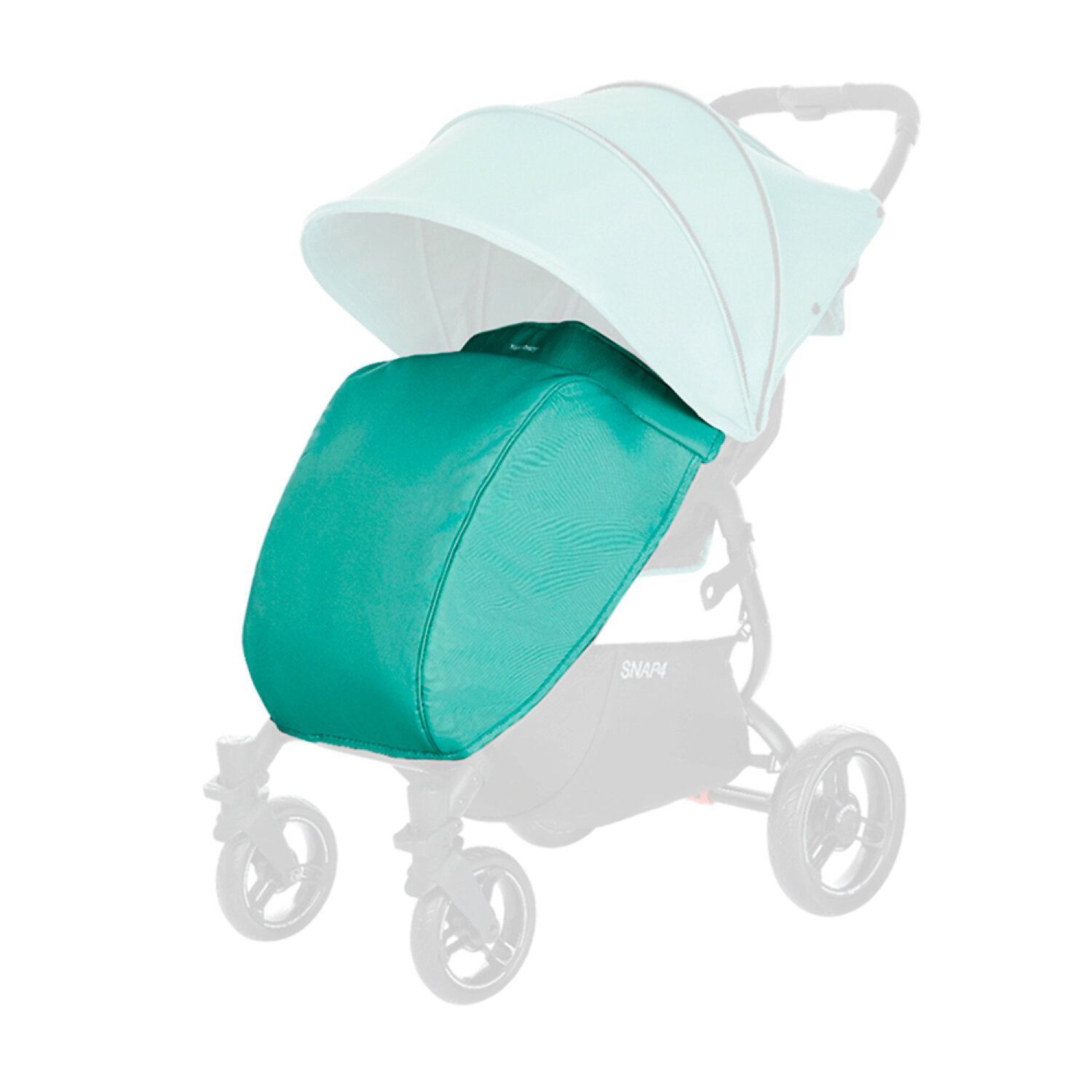 Накидка на ножки Valco Baby - Бирюзовый (Slate Blue)