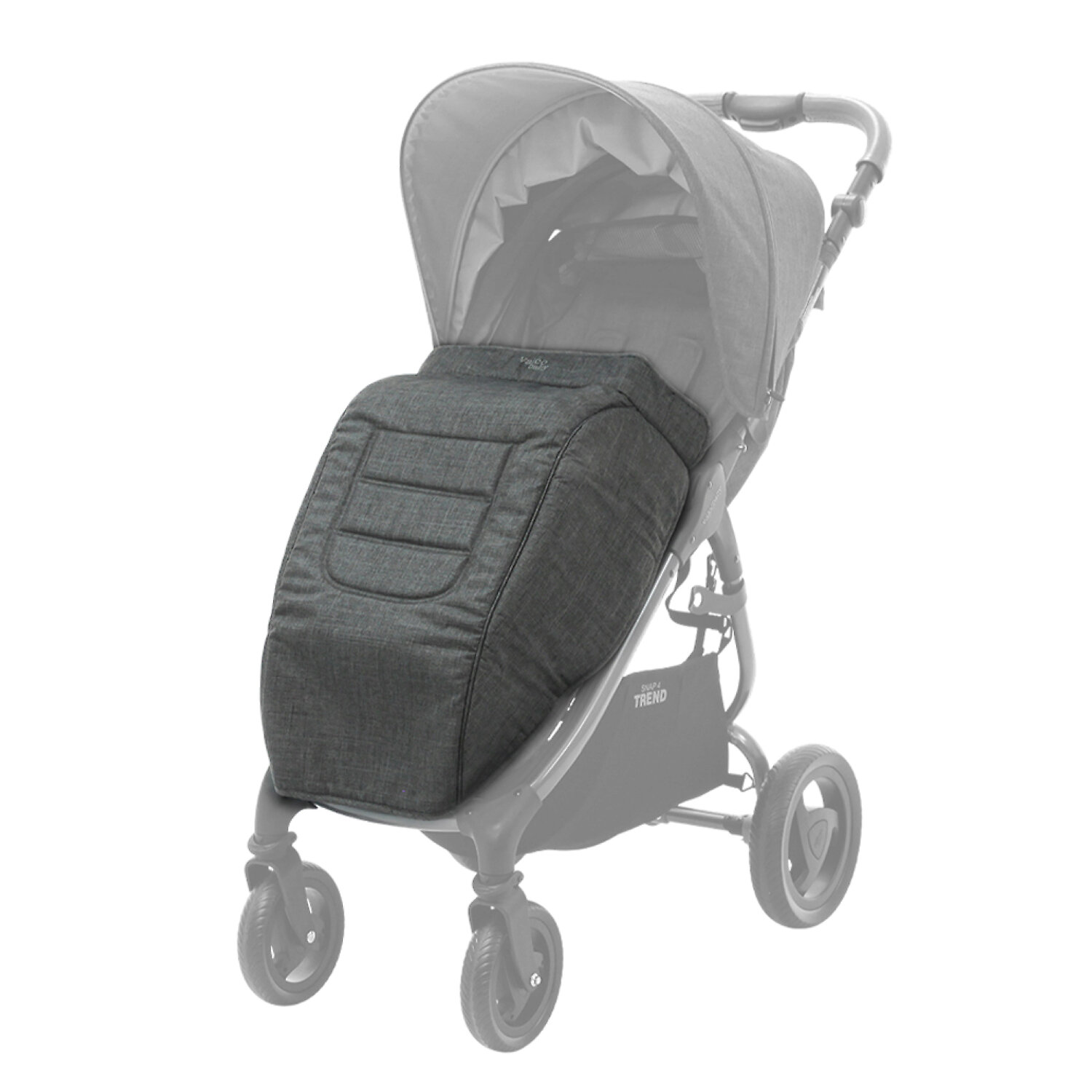 Накидка на ножки Valco Baby - Серый (Steel Grey)