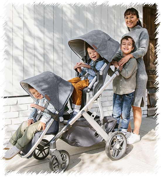 UPPAbaby Vista V2 - детская коляска для двойни